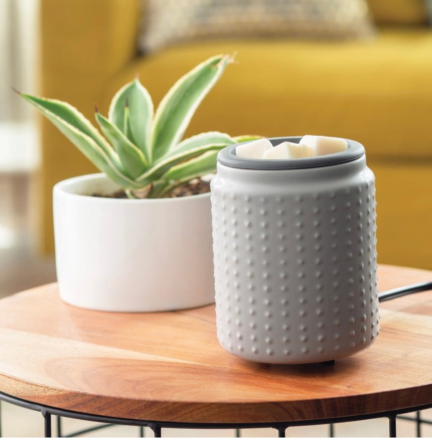 Wax Melter with silicone dish - Gray