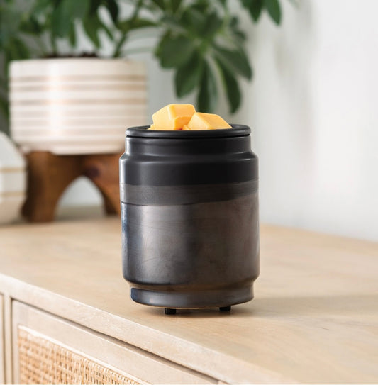 Wax Melter with silicone dish - Black